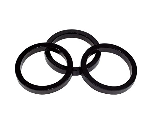 Weldtite WEL8043 Aheadset Spacer - Black, 1-1/8 Inch