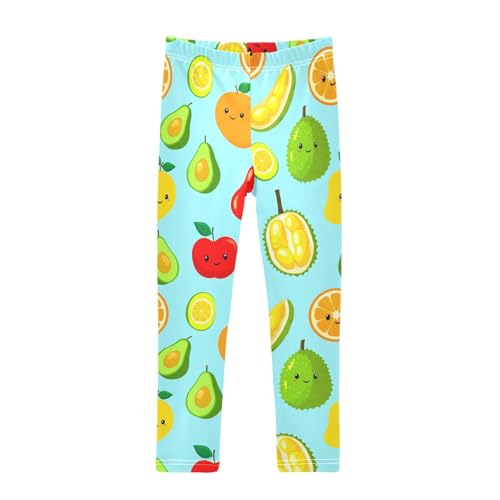 Girls' Leggings Fruit Blue Kids Yoga Tights Pants 1 Pack 2303242