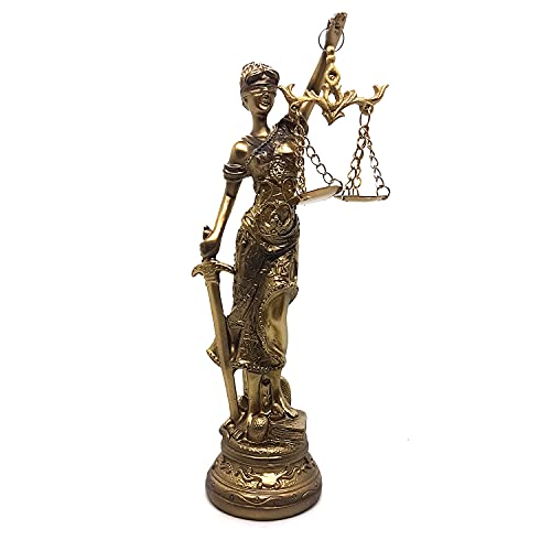 Est&aacute;tua Dama Da Justi&ccedil;a T&ecirc;mis Deusa 20cm S&iacute;mbolo Do Direito