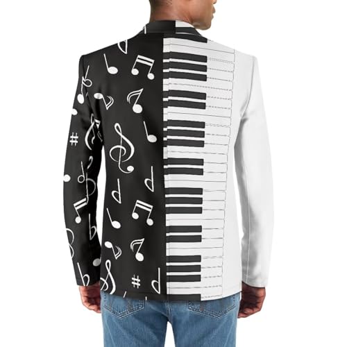 Men's Casual Blazer One Button Business Suit Jacket Slim Fit Sports Coats Blazers Plus Size Suit Jacket4