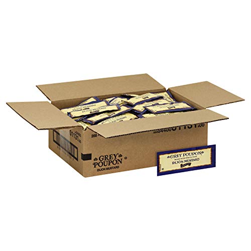 Grey Poupon Dijon Mustard (0.25oz Packets, Pack of 200) - Thumbnail 5