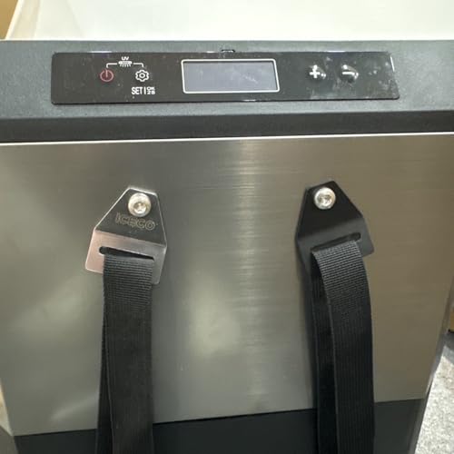 Image of ICECO Portable Fridge Tie Down Kit | For APL55 /VLPRO /JP PRO Fridges | Ensure your fridge at all times (Black)