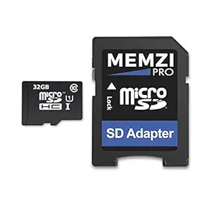 MEMZI PRO 32GB Class 10 90MB/s Micro SDHC Memory Card with SD Adapter for Crosstour Action Cameras