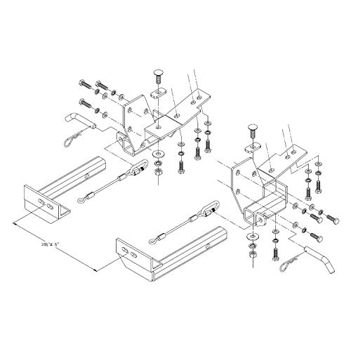 Roadmaster 1418-1 Tow Bar Mounting Bracket
