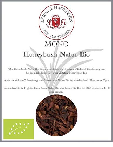 Lerbs & Hagedorn, Kräutertee Honeybush Natur Bio | Mild, Süß 1kg Ca. (81 Liter) Honeybush Bio