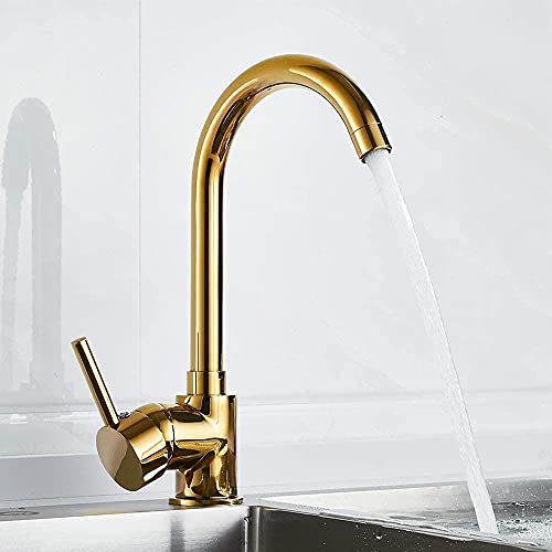 Robinet évier de cuisine mitigeur laiton Basinxer flexible idéal évier double