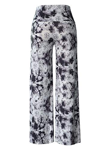 Arolina Palazzo Pants for Women Dressy Casual Wide Leg Pants Stretchy Flowy High Waist Lounge Pants3