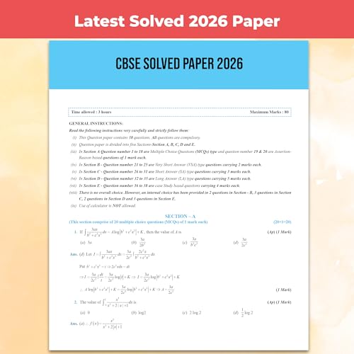 Image of PW CBSE Question & Concept Bank Class 12 Mathematics 2027 Chapterwise & Topicwise | NCERT Exemplar Concept Maps PYQs Mock Test 50% Competency Based Questions | Solved By Deepak Sir
