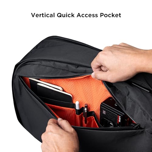 ALPAKA Metro Backpack Pro and HUB Carabiner(L) - Fits 15.6" Laptop Business Travel Backpack with YKK Zippers; EDC Carabiner for Keys - Tactical Gear & Backpack Accessories.4