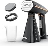 IRONDAY Steamer for Clothes, 1200W Portable Handheld Garment Steamer&Iron 2-in-1 with Fast Heat-up, Auto-Off, 350ml Water Tank, Powerful Foldable Handle Clothes Steamer Compact Size for Travel Home