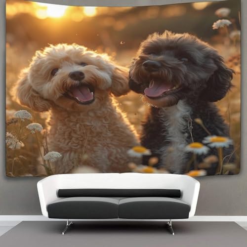 Tapisserie coqapoo 3D pour habiller un grand mur vide - 3