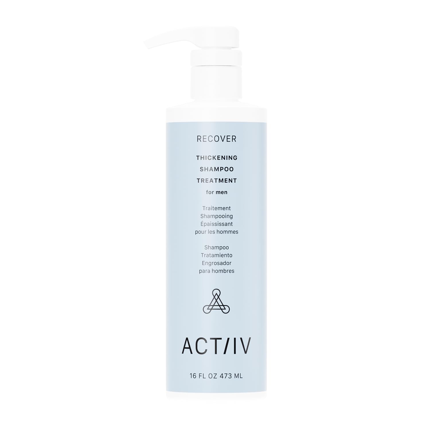 ACTIIV Recover Thickening Cleansing Hair Loss Shampoo Treatment for Men, 16 Fl Oz
