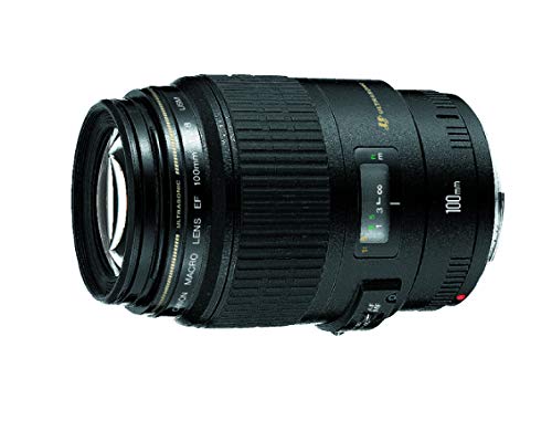 Lente EF, Canon, 100mm f/2.8 Macro USM, Preta