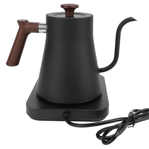 Pava eléctrica de cuello de cisne 1200W acero inoxidable miniatura 2