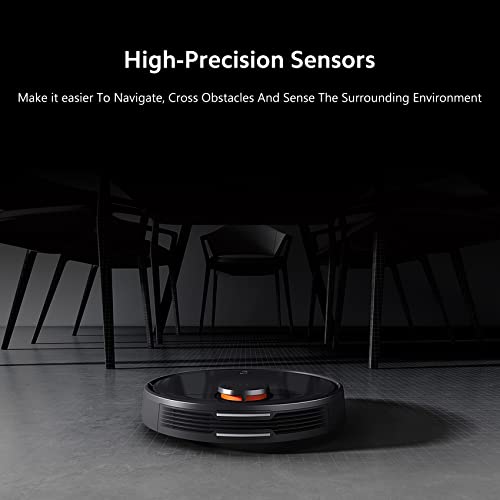 Xiaomi Mon Robot Vacuum-Mop P Robot Aspirateur Aspiration 2100 Pa, Mi Robot Vacuum-Mop P Réservoir d'eau de contrôle Intelligent, 3 Modes de Nettoyage, Noir - Image 4