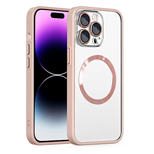 Coque magnétique iPhone 14 Pro Max finition mat translucide premium