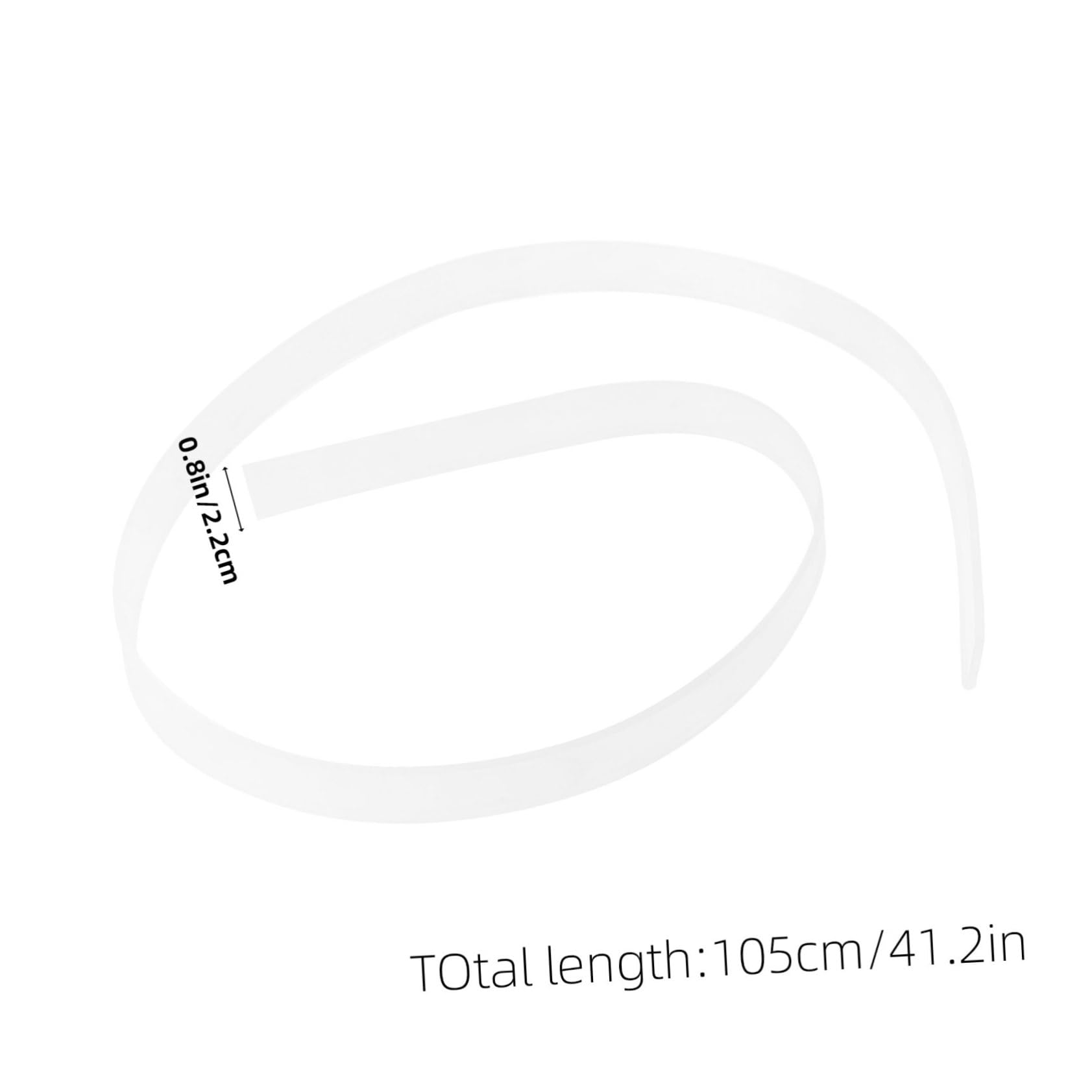 STOBAZA 105cm Squeegee Refill Strip Glass Window Cleaning Rubber Strip for Windshield Home Auto Window Tool