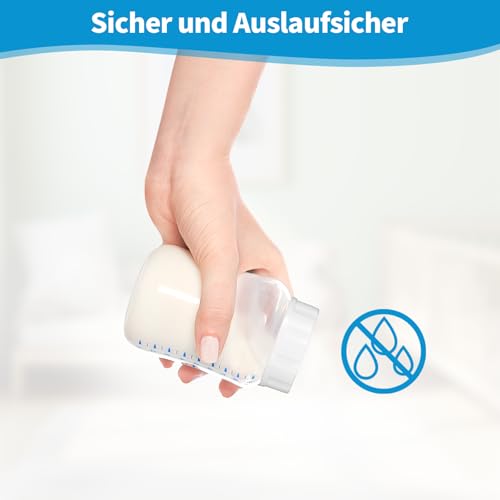 6 Stück Weiß Babyflaschen Deckel für MAM Flaschen 6-18 Monate, Babyflaschen Zubehör, Babyflaschenverschlüsse für MAM Flaschen 0-6 Monate