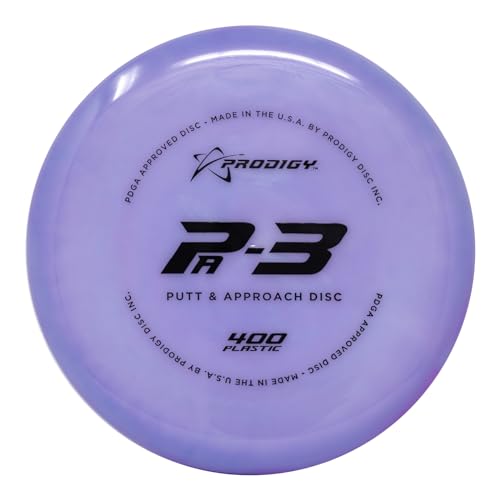 Prodigy Disc 400 PA-3 Putt & Approach | Stable Disc Golf Putter | Extremely Durable | Perfect Disc Golf Approach Disc | Colors May Vary (170-174g)