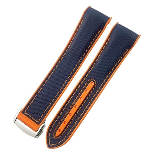 Bracelet montre orange incurvé pour style sport chic en été