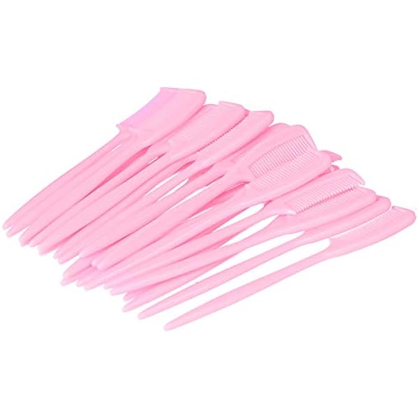 Generic Ekonomiczny Separator Rzęs grzebień Mini grzebień do Brwi Narzędzie Kosmetyczne do Przedłużania Rzęs 25 Sztuk Salonów Kosmetycznych 3,5 Cala 9cm