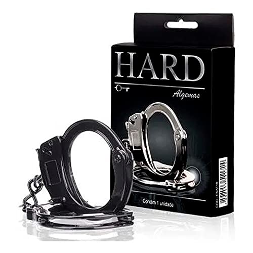 HARD - Algema Sensual Em Metal Preto REF:HA109MP