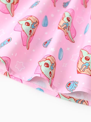 Image of Disney Princess Frozen Elsa Minnie Stitch Toddler Girl Dress Bow Tie Straps Smocked Summer Outfit Birthday Party Clothes 2-9Y