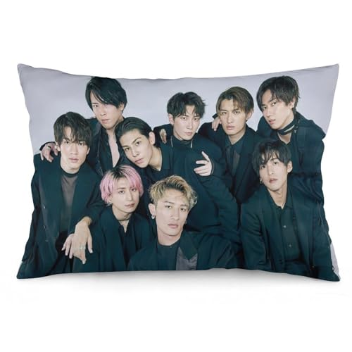 目黒蓮8 枕カバー ロング枕カバー 両面印刷 柔らかく生地 横寝用抱き枕 向き寝 室内装飾 12 "x20 "