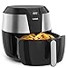 Tefal EY701D Easy Fry XXL Heißluftfritteuse | 1850 Watt | Fassungsvermögen: 1,6 kg | Timer | 8 automatische Menüs | Schwarz/Edelstah