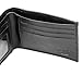 Caterpillar Men's Leather Bifold Wallet with ID Window, Men’s Leather Passcase , Coal, One Size