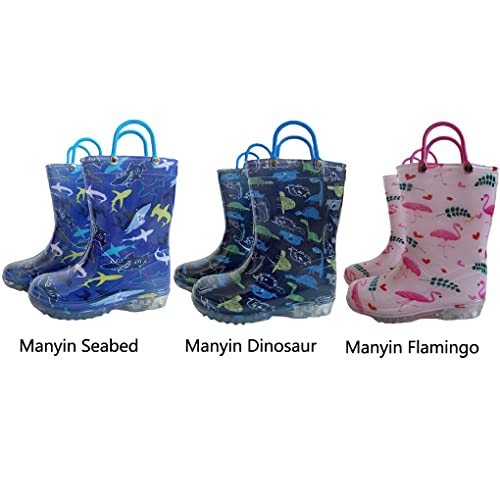 WIUSOODE 2 peças botas de chuva infantis botas de chuva antiderrapantes botas de água estudantes men