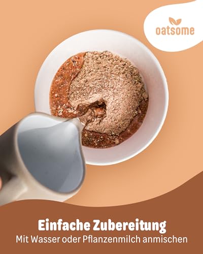 OATSOME® Choco Crush | Smoothie Bowl Mit Mildem Kakao & Cremigem Hafer | 100% Natürlich, Vegan & Ohne Zuckerzusatz + Zusatzstoffe | Einfache Zubereitung | Frühstück & Snack | Gefriertrocknung | 400g…