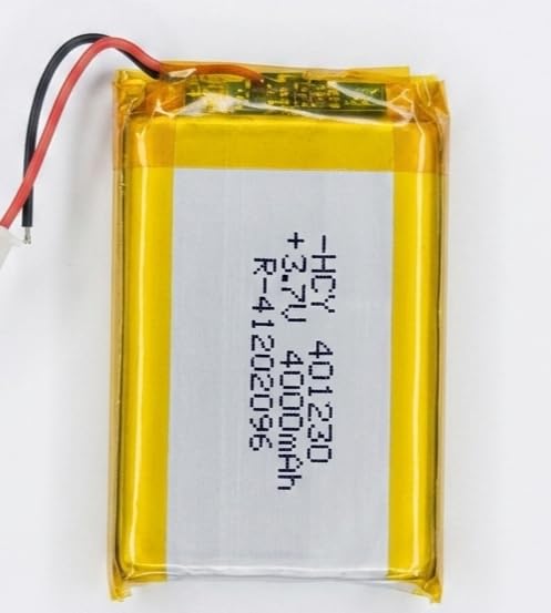 Genuine 401230 Battery for Drones, Robotics Compatible with Bluetooth, Smart Watch, Earpods Lipo Battery - 4000mAh (40x12x30mm) (Pack of 1)-image-38