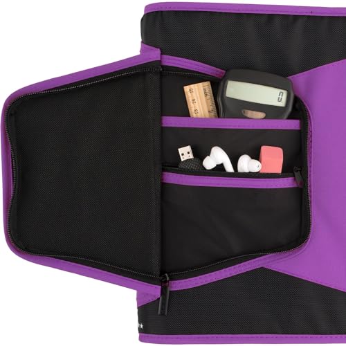 image for Five Star Zipper Binder, 1-1/2 Inch 3-Ring Binder for School, 3 Pocket