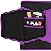 Five Star Zipper Binder, 1-1/2 Inch 3-Ring Binder for School, 3 Pocket Expanding File, 500 Sheet Capacity, Purple (72532)