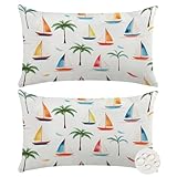 Cadeaux et Decoration: les taie oreiller decoratif sont parfaites pour décorer votre salon, chambre à coucher, canapé, lit, jardin extérieur, patio, porche, banc, bureau, etc. Elles constituent également un cadeau idéal pour vos amis.