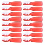 Alipis 100 Stück Packung Kleiner Zahnbürsten mit Weichen Borsten für Erwachsene aus Kunststoff Fingerzahnbürsten Stil Sanfte Reinigung für Gefängnisse und Psychiatrische Einrichtungen