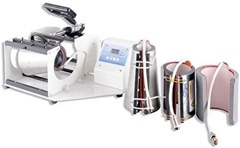 Interchangeable Mug Element Digital 11oz / 15oz Mug Press Machine - Heat Transfer Sublimation (With Add-On Shot Glass Heat Element)