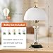 Flashine Crystal Table Lamp,Dimmable Bedside Lamp with ON/Off Switch Modern Glass Lamps for Night Stands Bedroom Living Room Decor (1PACK)