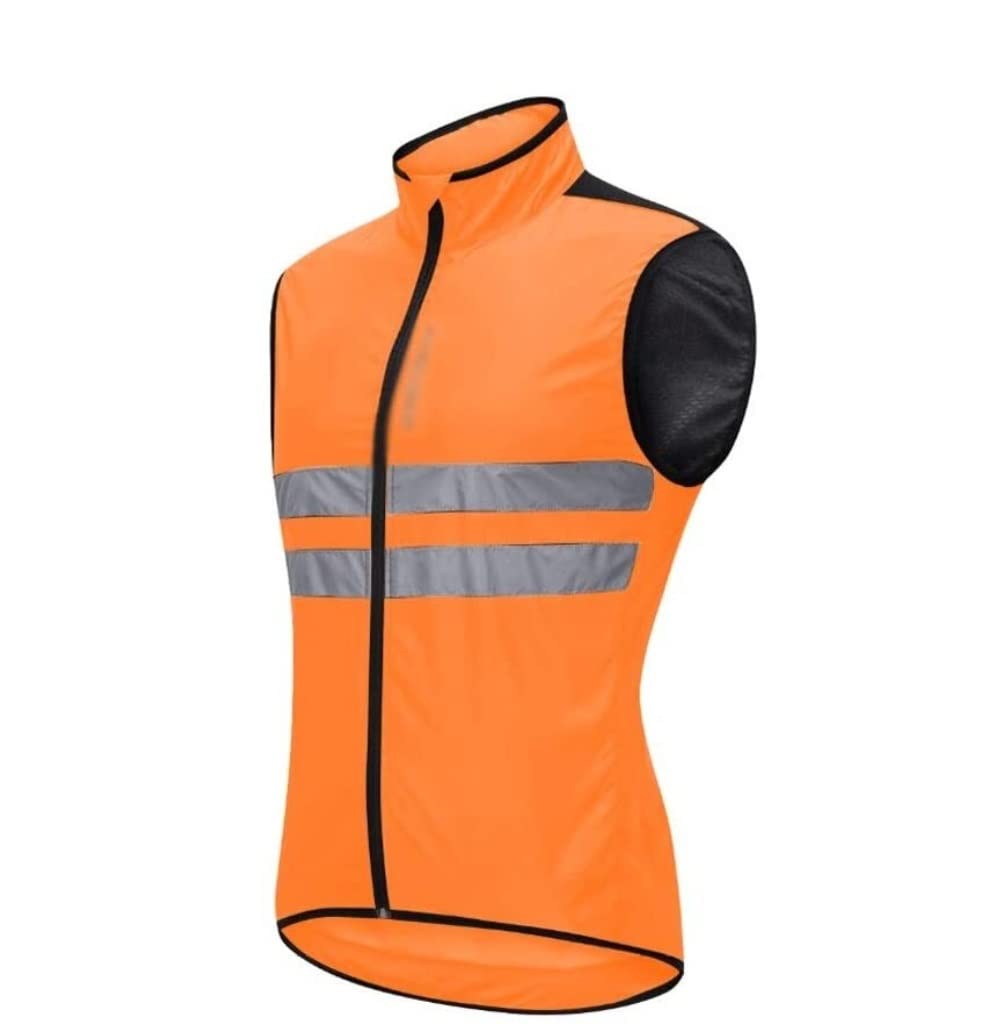 Chalecos reflectantes de alta visibilidad, traje deportivo reflectante de poliéster, chaleco reflectante de seguridad for hombres y mujeres, chaleco de ciclismo, chaleco ligero for correr, chaleco de