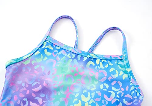 Image of Girls Swimsuits One-Piece Bathing Suits Multicolor Kids Sport Summer Beach Swimwear for 2-10 Years Old