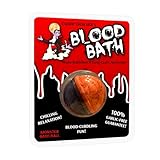 Draculas Blood Bath Bomb for Vampire Lovers Halloween Party Shower Basket Ideas for Teens Weird Gag Gifts for Men Black Cherry Bath Fizzer
