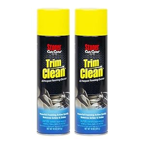 Stoner Car Care 91134–2PK Trim Clean All-Purpose Fast Acting Powerful Foaming Cleaner Quickly Removes Grime and Stains From Trim, Consoles, and More To Restore Automotive Interiors, 18 Oz, Pack of 2