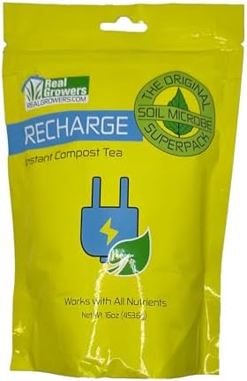 Real Growers Recharge Mycorrhizae Instant Compost Tea – 2oz Liquid Soil Microbes