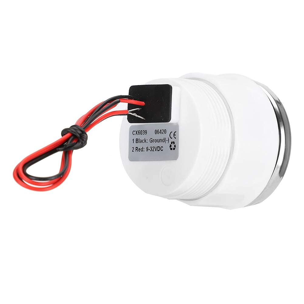 Jauge De Tension De terie à LED 52 MM/2 Pouces Avec Voy D'Avertissement Pour ures Et e Design élég Précision élevée Installation Facile Outil Indispensable Pour Les Passionnés D'Automobile