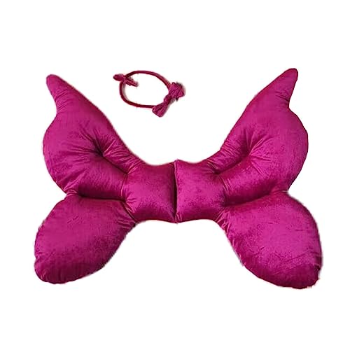 Newborn Photography Props Baby Butterfly-Shape Posing Pillow with Headband Kid Photo Studio Positioner Infant Gift