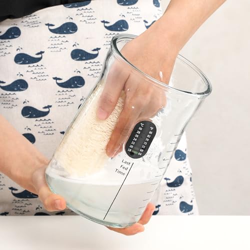Image of Coco Bird Pro Sourdough Starter Kit- 50oz Large Capacity Sourdough Starter Jar, 17 Flavorful Fermentation Recipes, Sourdough Bread Baking Supplies for Making Delicious Sourdough Breads(2 Sets)