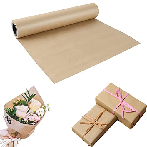 Rouleau Papier Kraft Journal - Lot De 12 Feuilles 70,5 X 50,2 Cm Pour Emballage Cadeau Et Créations