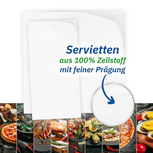 Serviettes de table Funny pour café, restaurant et buffets de réception - 6