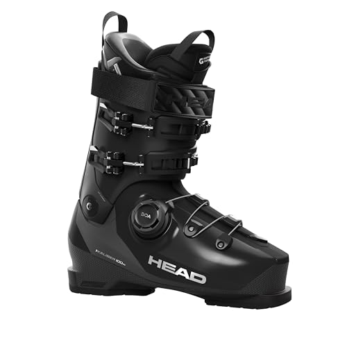Head Kaliber 100 MV BOA Alpine Ski Boots, Black, 27.5